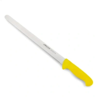 Immagine di Arcos Serie 2900 Coltello Prosciutto Lama Acciaio Inossidabile Nitrum 350 mm Manico Polipropilene Colore Giallo