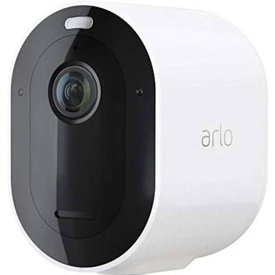 Immagine di Arlo Pro3, Telecamera Aggiuntiva 2K HDR per Sistema di Videosorveglianza Wi Fi, con faro e allarme, Visione Notturna a Colori, audio, Interno ed Esterno, Prova Secure Inclusa, Bianco