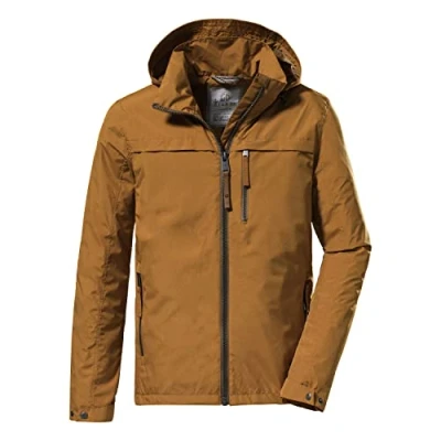Immagine di G.I.G.A. DX Men&#039;s Giacca funzionale/giacca outdoor con cappuccio arrotolabile GS 12 MN JCKT, dark curry, XXL, 38217 000
