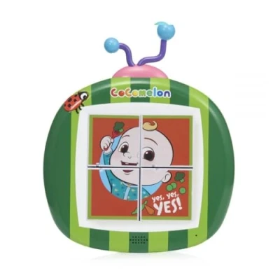 Immagine di CoComelon Toys Musical Clever Building Blocks Giocattolo di apprendimento prescolare che suona 6 canzoni filastrocche per bambini sia ragazze ragazzi 2, 3, 4 e 5 anni
