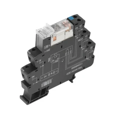 Immagine di Weidmüller TRS 230VUC 2CO Relè di accoppiamento 230 V DC/AC 8 A 2 scambi 10 pz.