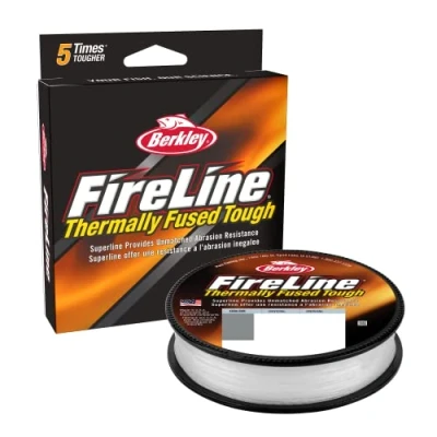 Immagine di Filo da Pesca Berkley Fireline Fused Original 300 M Crystal Trecciato PE Dyneema Ideale per Tutte le Tecniche di Resistente al Nodo Ottimo Carico Rottura
