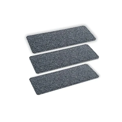 Immagine di Astra zerbino interno grigio antisdrucciolo 25x60 cm set di 3 idrorepellenti Rib Line resistente antistatico