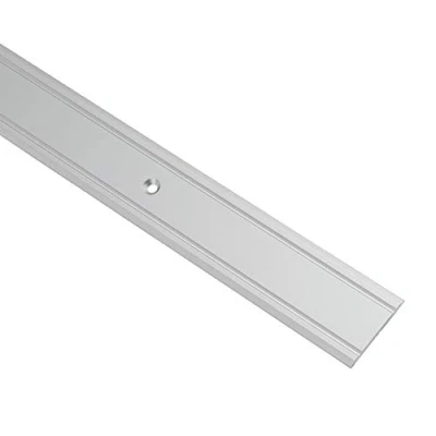 Immagine di GedoTec Profilo transizione Alluminio SUPER PIATTO forato Ferroviario del suolo Larghezza 30 mm 3 Colori 100 cm o 200 prodotto in Germania argento elox,