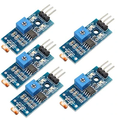 Immagine di DollaTek Fotoresistenza 5Pcs Modulo sensore di intensità della Luce Digitale per Arduino Uno