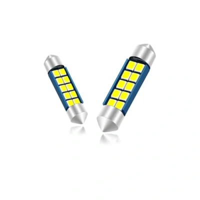 Immagine di LishiLED Lampadine C5W LED 38mm 39mm 12V 6000K Bianco Super Luminoso per Luci Targa e Interne Auto Senza Errori Canbus 2PCS