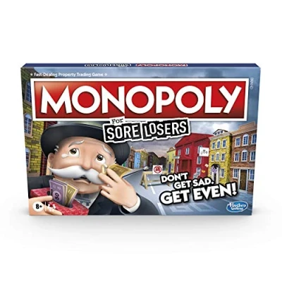 Immagine di Hasbro Gaming Monopoly for Sore Losers Board Game Ages 8 And up, The Where it Pays to Lose