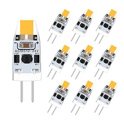 Immagine di tkhetiana 12V G4 LED lampada a caldo 3000K, sospensione 2W sospensione, batteria alogena g4, AC/DC 12 24V, 10er Pack