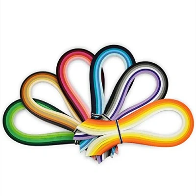 Immagine di YURROAD Carta Quilling 1,5mm Paper, Strisce per Quilling, 6 Confezioni Paper con 36 Colori 720 39cm Lunghezza, Set Principiante, 1,5 mm