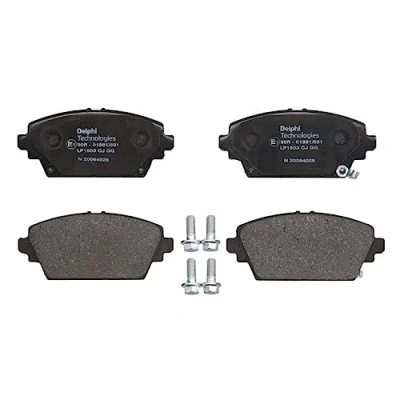 Immagine di DELPHI LP1503 Kit pastiglie freno con segnalatore acustico usura lamierino anticigolío accessori MG: ZS SUV, MG ZR Hatchback