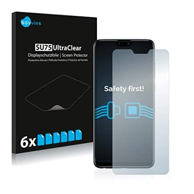 Immagine di savvies (6 Pezzi Pellicola Protettiva per ASUS ZenFone Max Pro (M2) ZB631KL Protezione Schermo Trasparente