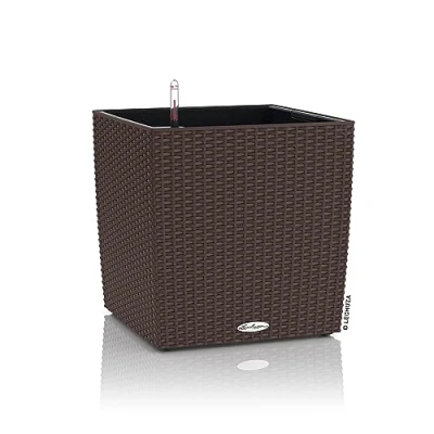 Immagine di Lechuza CUBE Cottage 30 15375 Fioriera a cassetta Caffe latte