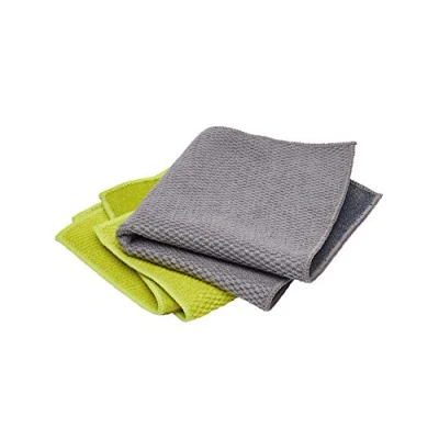 Immagine di KitchenCraft Panno / Paglietta in Microfibra Resistente 2 1, 30 x cm, Verde Grigio, 3 pezzi