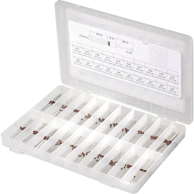 Immagine di TRU Components Assortimento di diodi Zener 179001 300 pezzi
