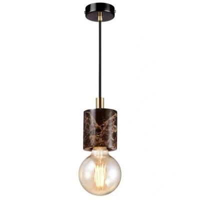 Immagine di Nordlux Lampada a sospensione Siv cilindro marmo, marrone