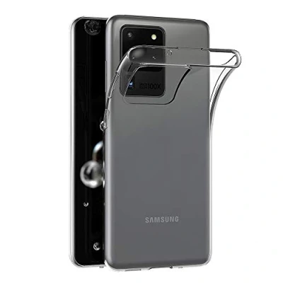Immagine di AICEK Cover Compatible Samsung Galaxy S20 Ultra, Ultra Silicone Case Molle di TPU Trasparente Sottile Custodia per (6.9 Pollici)