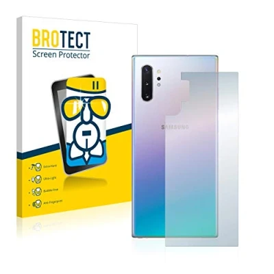 Immagine di brotect Pellicola Protettiva Vetro per Samsung Galaxy Note 10 Plus (Posteriore) Protezione Schermo [Durezza Estrema 9H, Chiaro]