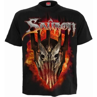 Immagine di Spiral LOTR Sauron Metal Tee T Shirt Nera Regular per Uomo XL
