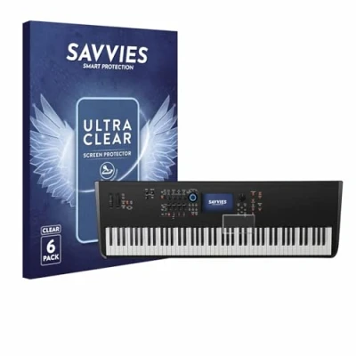 Immagine di savvies (6 Pezzi Pellicola Protettiva per Yamaha MODX8+ Protezione Schermo Trasparente