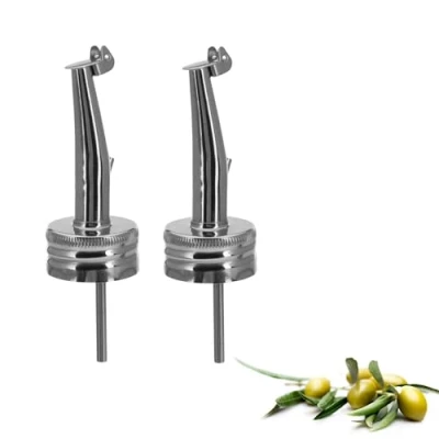 Immagine di Westmark 2 Beccucci per Bottiglie di Liquori e Olio con Filettatura a Vite, ø 28 mm, Metallo/Acciaio Inossidabile, Inox Gastro, Argento, 45202280