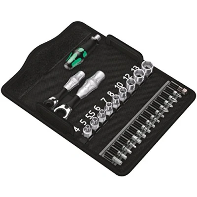 Immagine di Wera KK Zyklop Mini 2 Kit di chiavi a bussola metrico 1/4 (6.3 mm) 27 parti 05135918001
