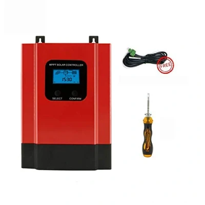 Immagine di vFound 60A MPPT Regolatore di carica solare 48V/36V/24V/12V Fit allagato/sigillato/gel/litio Indicatore retroilluminazione LCD max. Ingresso 150 V DC 3120 W(60 A)