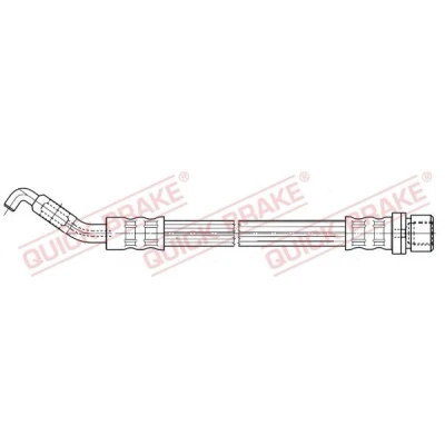 Immagine di QUICK BRAKE 50.056 Tubi Freno 208mm con filettatura interna TOYOTA: Corolla IX Station Wagon, Hatchback