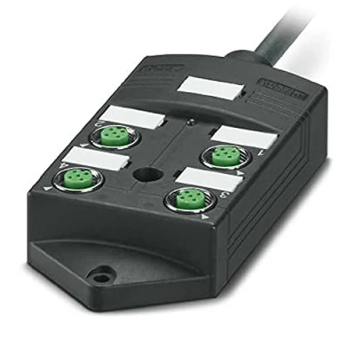 Immagine di Phoenix Contact SACB 4/ 8 10,0PUR SCO 1516991 Scatola sensore attuatore passiva Distributore M12 con filettatura in metallo 1 pz.
