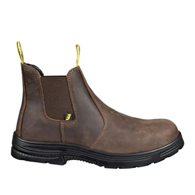 Immagine di SAFETY JOGGER Scarpe antinfortunistiche da uomo S3 Jackman lavoro impermeabili, comode e antiscivolo, uomo, con punta in acciaio, stivali di sicurezza, anche per donne, marrone,
