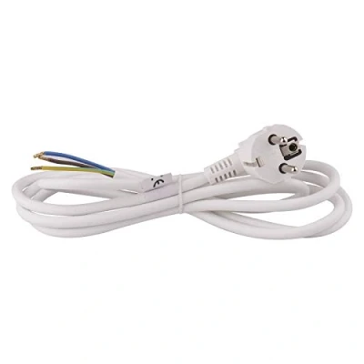 Immagine di Emos Flexo cavo PVC 3 x 1,5 mm, 2 m, colore bianco, KF CR2 H05VV F F3 hy005 M