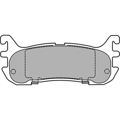 Immagine di DELPHI LP1452 Kit pastiglie freno con segnalatore acustico usura lamierino anticigolío senza accessori MAZDA: MX 5 2, I