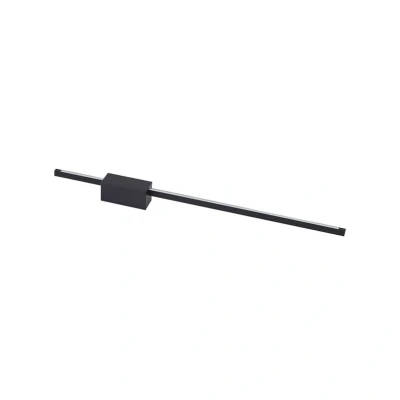 Immagine di Lucande Applique a LED Skaila, nero, lunghezza 90 cm, 3.000 K