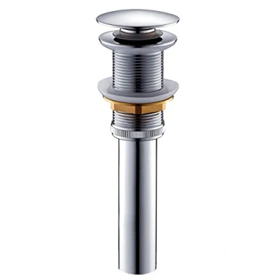 Immagine di KUNGYO Lavello senza scanalatura Rubinetto Push Pop Up Click Clack Tappo di scarico (Argento)