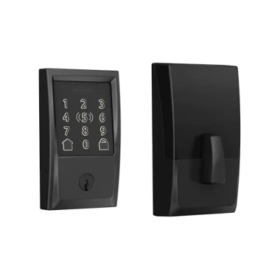 Immagine di SCHLAGE BE499WB CEN 622 Encode Plus Smart Wifi Deadbolt Lock, nero opaco