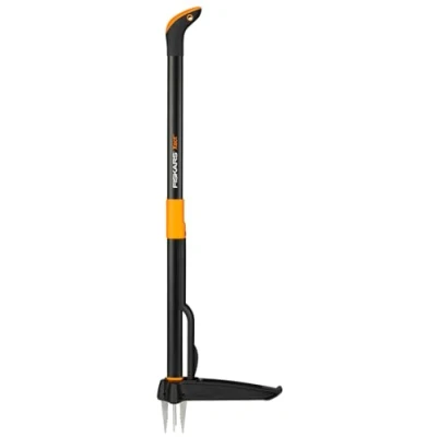 Immagine di Tagliaerba Fiskars Xact, Lunghezza: 1 m, Bracci in acciaio inox/manico plastica, Nero/arancio, Confezione singola cartone, 1077305