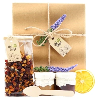Immagine di Set Regalo con Tè e Dolci “Dolce Momento di Relax UniTea Land