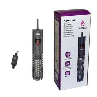 Immagine di JULIAQUA Riscaldatore per Acquario Riscaldamento dell&#039;acquario con Display a Temperatura Ecologica Regolabile (50 W)