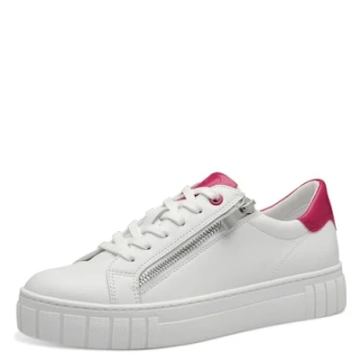 Immagine di MARCO TOZZI Sneakers Donna Basse con Lacci e Zip, Multicolore (White Pink), 39 EU