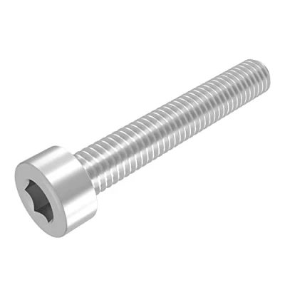 Immagine di SECCARO Vite cilindrica M8 x 50 mm, in acciaio inox V2A VA A2, DIN 912/ISO 4762, filettatura totale, 20 pezzi