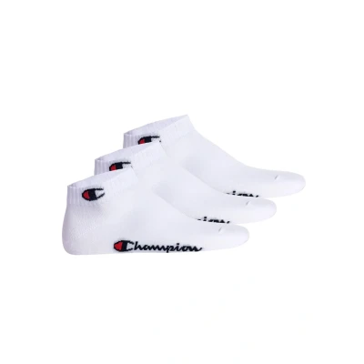 Immagine di Champion Unisex 3ER Packquarter Basic LOGO Calze, Taglia: 35 38, Weiß