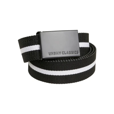 Immagine di Urban Classics Single Cintura, Uomo, Taglia: One Size, Black/white stripe black