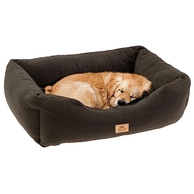 Immagine di Ferplast Cuscino Cane e Gatto COCCOLO MICROFLEECE, Cuccia in Caldo Soffice Micropile per Taglia Mediae Grande, Lettino Cani Lavabile, 78 x 56 22 cm. Marrone