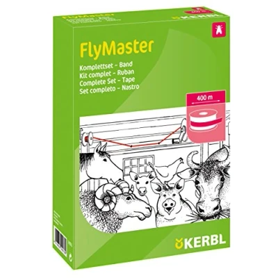 Immagine di cit Kerbl 29976 Flymaster Nastro per Mosche, Set Completo, 400 m