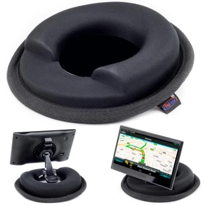 Immagine di Staffa da Cruscotto Antiscivolo, Bean Bag Supporto per TomTom Basic Essential Go 6200 5200 520 620 61 51 Start Via 62 52 Trucker 6000 5000 Camper 5’’ 6’’ GPS Navigatori