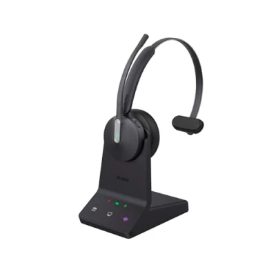 Immagine di Yealink WH64 Mono UC Casque Sans fil Arceau Bureau/Centre d&#039;appels Micro USB Bluetooth Noir