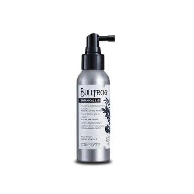 Immagine di Bullfrog Frizione Energizzante Scalpo 100ml Rinfrescante e protettivo Rende il capello più resistente luminoso Note fresche vegetali Made in Italy
