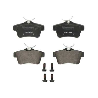 Immagine di DELPHI LP2180 Kit pastiglie freno Non predisposto per contatto segnalazione usura con lamierino anticigolío accessori PEUGEOT: 508 I SW