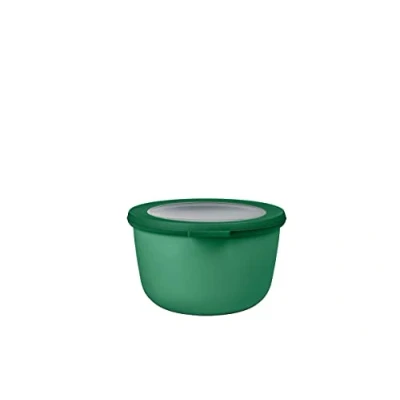 Immagine di Mepal Multi Bowl Cirqula Round Contenitori Plastica con Coperchio Adatto come contenitore ermetico per Frigo, microonde, Congelatore e piatti da portata Ciotole Cucina 1000 ml Vivid green