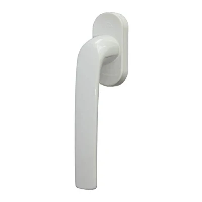 Immagine di Roto Maniglia standard Samba con logo, bianco traffico, lunghezza perno 43 mm