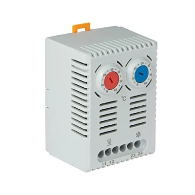Immagine di IBO Termostato per riscaldamento e raffrescamento TBGZ41 (doppio) NC NO, biometallico, guida TH35